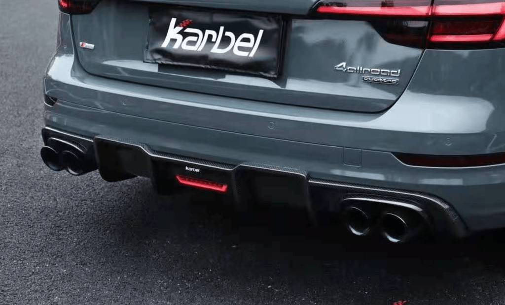KARBEL - AUDI A4 ALLROAD B9 DRY CARBON FIBRE REAR DIFFUSER