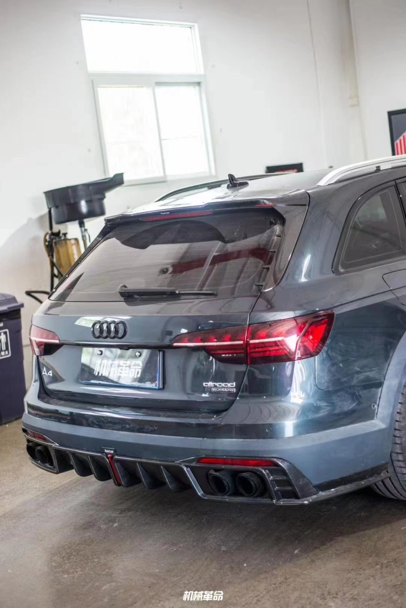 KARBEL - AUDI A4 AVANT ALLROAD B9 B9.5 CARBON FIBRE TOP SPOILER V1