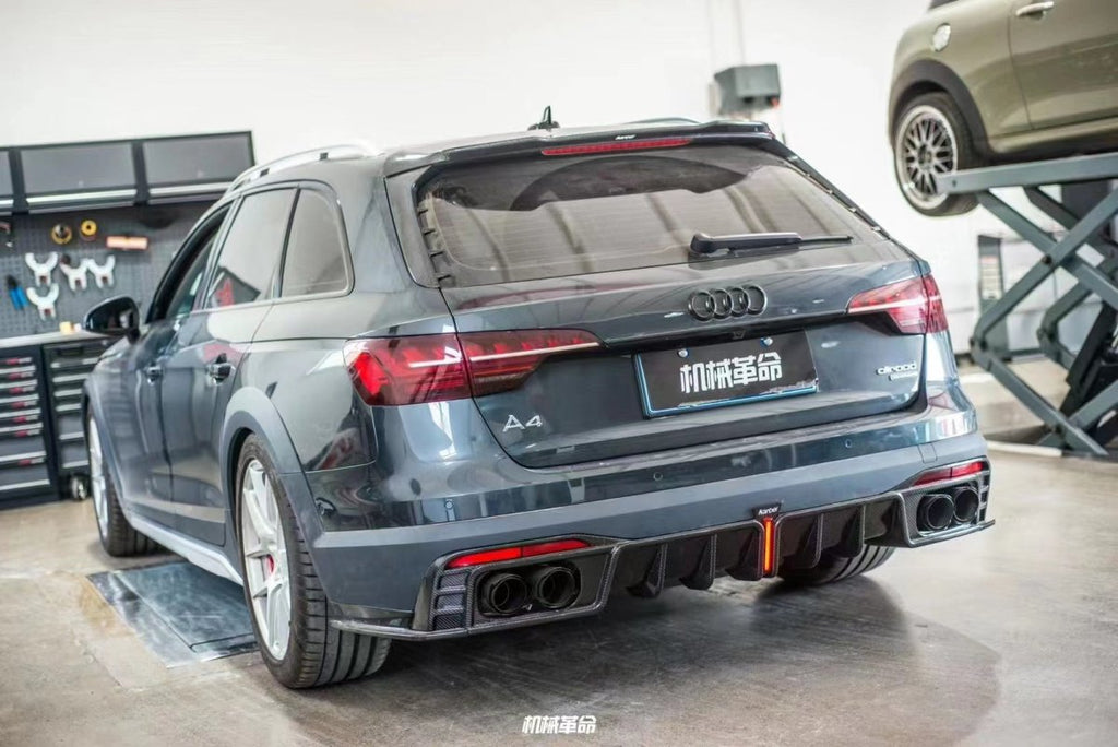 KARBEL - AUDI A4 AVANT ALLROAD B9 B9.5 CARBON FIBRE TOP SPOILER V1