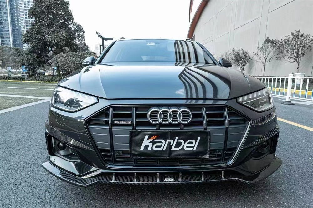 KARBEL - AUDI A4 AVANT ALLROAD B9.5 CARBON FIBRE FRONT UPPER VALANCES
