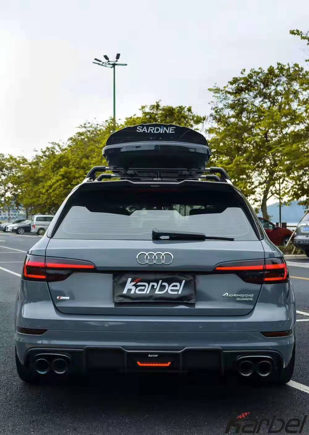 KARBEL - AUDI A4 AVANT ALLROAD B9.5 CARBON FIBRE ROOF SPOILER