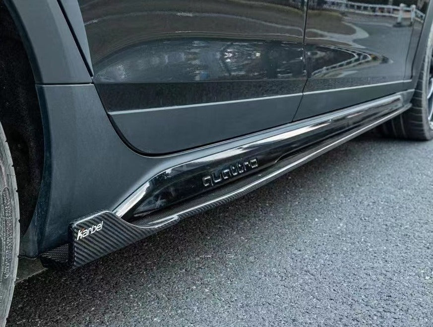 KARBEL - AUDI A4 AVANT B9.5 2020+ DRY CARBON FIBRE SIDE SKIRTS