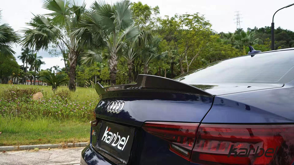 KARBEL - AUDI A4 S LINE / S4 B9 B9.5 CARBON FIBRE REAR SPOILER