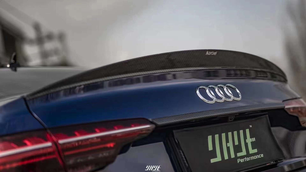 KARBEL - AUDI A4 S LINE / S4 B9 B9.5 CARBON FIBRE REAR SPOILER V2