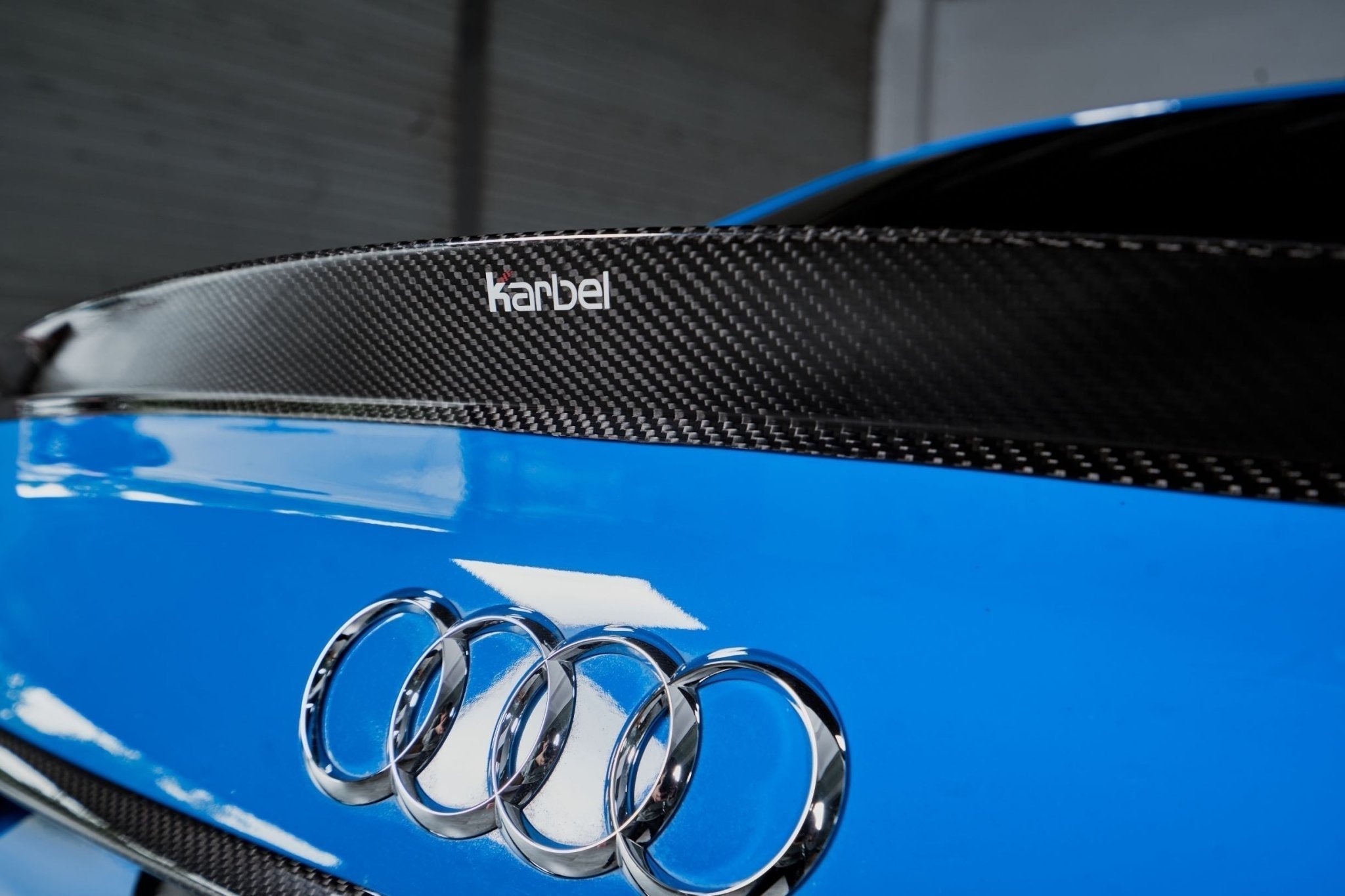 KARBEL - AUDI A4 S LINE / S4 B9 B9.5 CARBON FIBRE REAR SPOILER V2