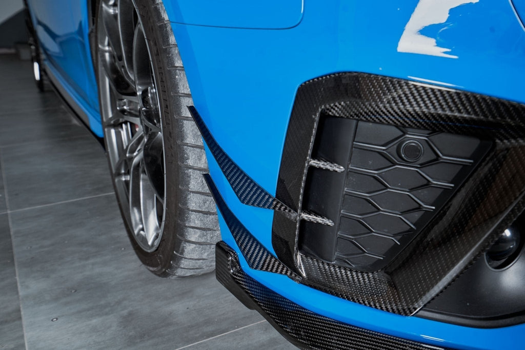 KARBEL - AUDI A4 S LINE / S4 B9.5 CARBON FIBRE FRONT BUMPER CANARDS
