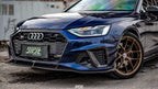 KARBEL - AUDI A4 S LINE / S4 B9.5 CARBON FIBRE FRONT BUMPER CANARDS
