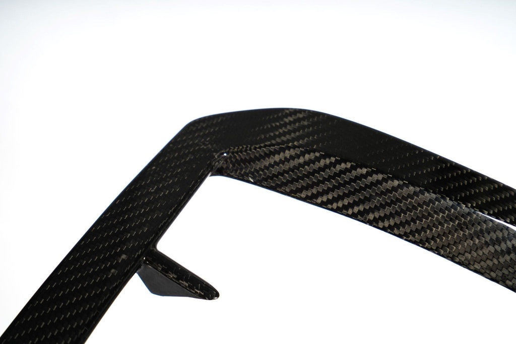 KARBEL - AUDI A4 S LINE / S4 B9.5 CARBON FIBRE FRONT BUMPER UPPER VALENCES