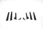 KARBEL - AUDI A4 S LINE / S4 B9.5 CARBON FIBRE WINDOW PILLAR PANEL TRIM