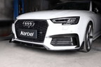 KARBEL - AUDI A4 /S4 B9 2017-18 DRY CARBON FIBER FRONT BUMPER VALANCES