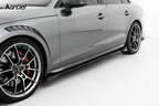 KARBEL - AUDI A4 / S4 B9 B9.5 DRY CARBON FIBRE SIDE SKIRTS V2