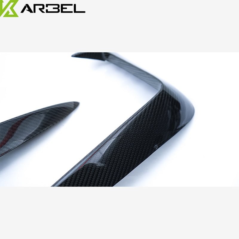 KARBEL - AUDI A4 / S4 B9 CARBON FIBRE FRONT BUMPER TRIM / VALANCES