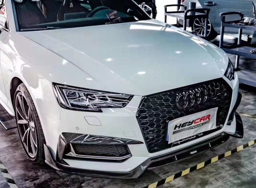 KARBEL - AUDI A4 / S4 B9 CARBON FIBRE FRONT LIP