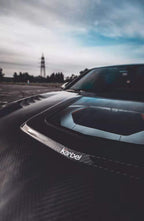 KARBEL - AUDI A4 / S4 / RS4 B9 B9.5 CARBON FIBRE TRANSPARENT HOOD / BONNET V2
