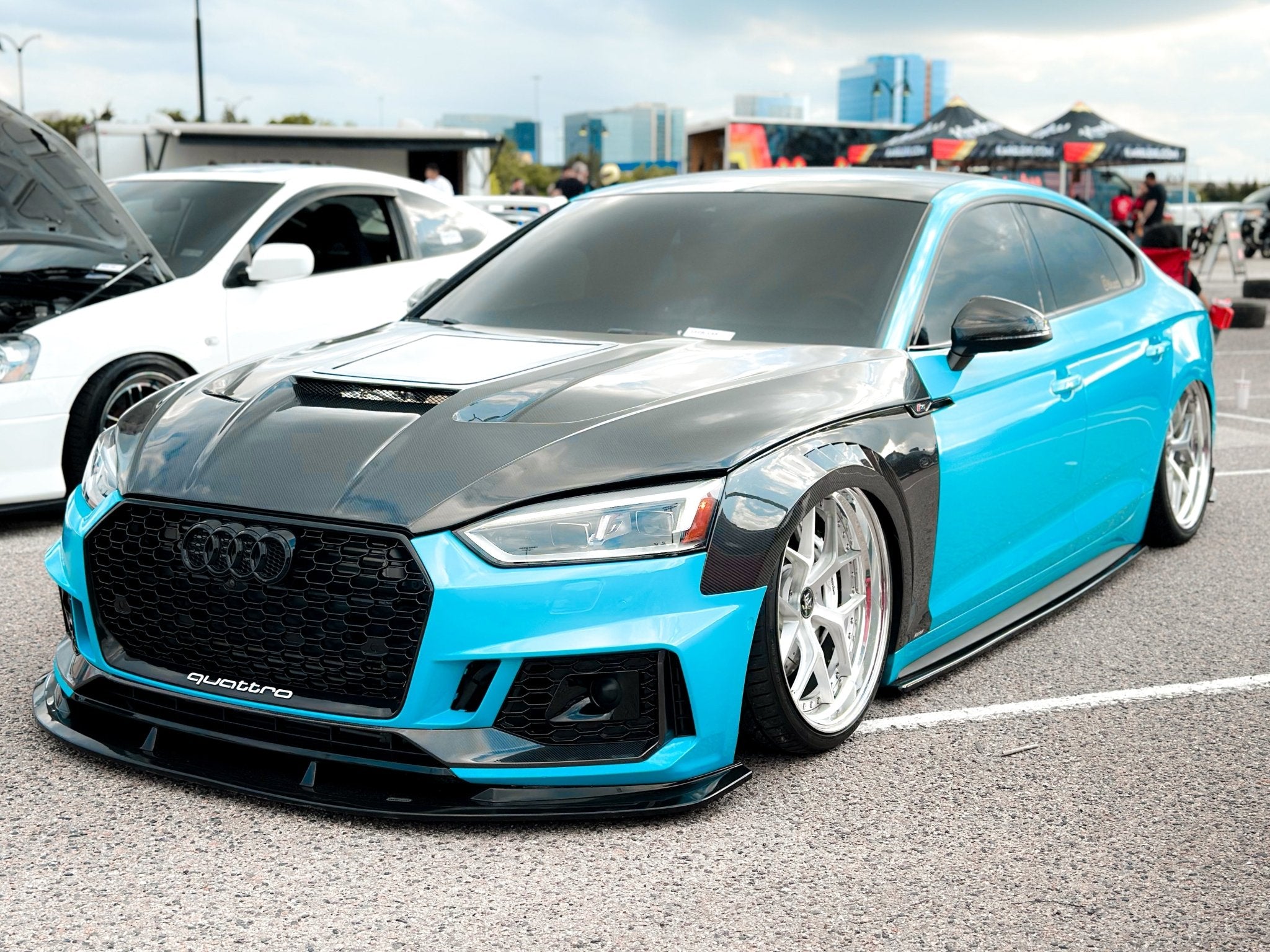 KARBEL - AUDI A5 / S5 B9 B9.5 DRY CARBON FIBRE FRONT FENDERS / SIDE WINGS