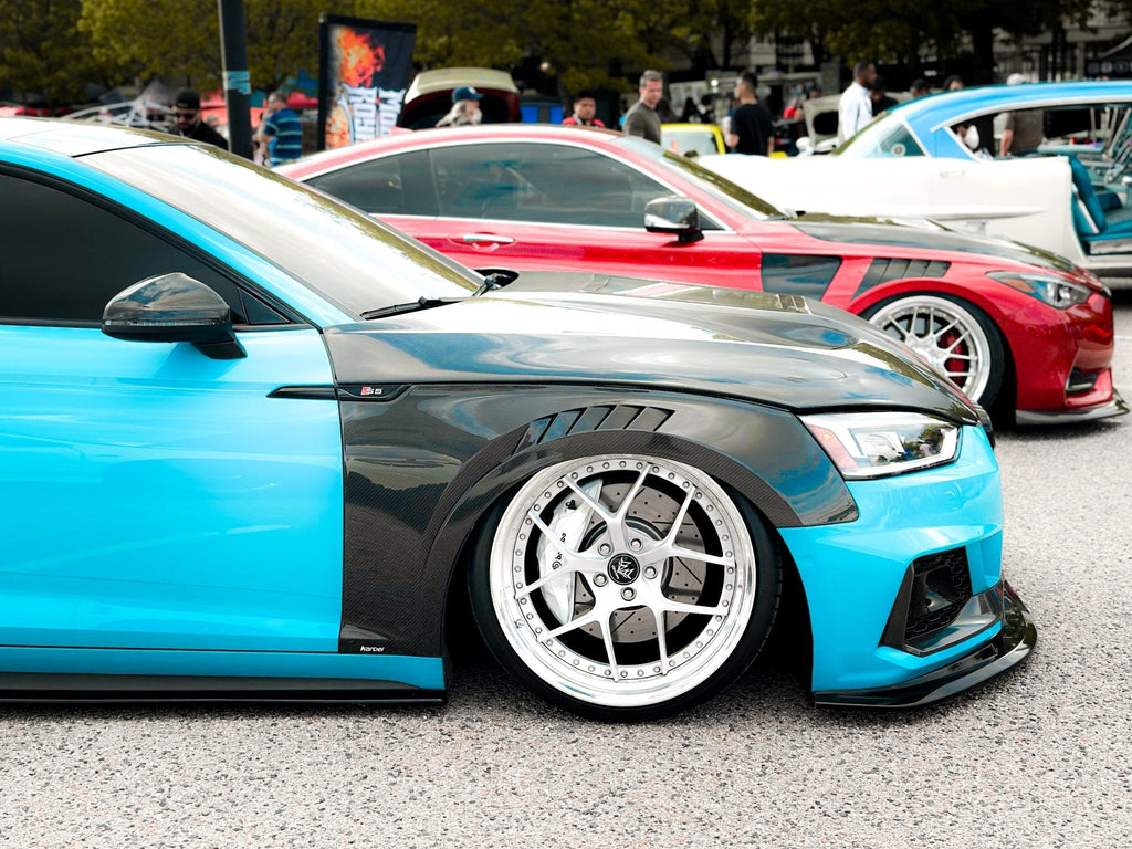 KARBEL - AUDI A5 / S5 B9 B9.5 DRY CARBON FIBRE FRONT FENDERS / SIDE WINGS