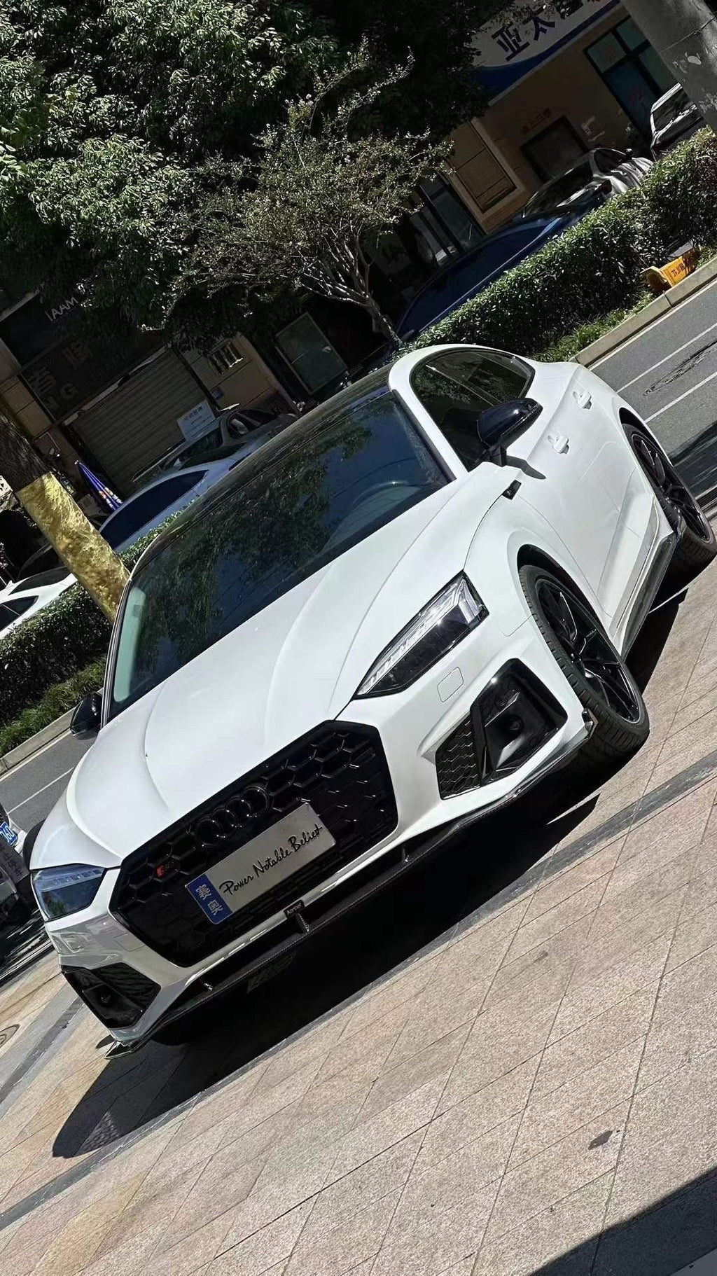 KARBEL - AUDI A5 / S5 B9.5 DRY CARBON FIBRE FRONT LIP V2