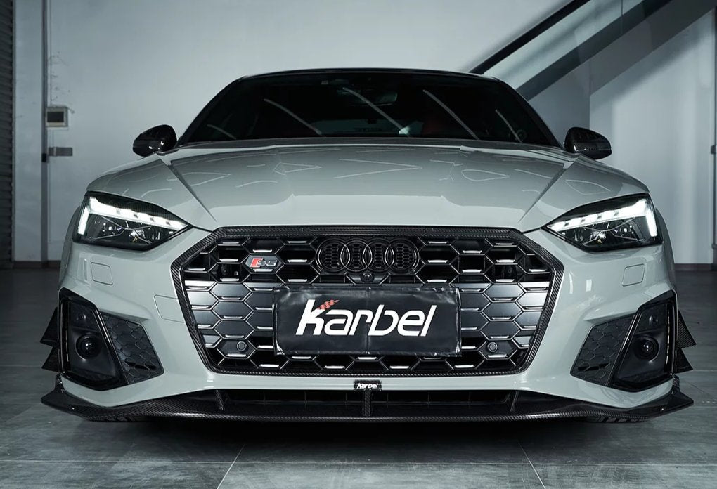 KARBEL - AUDI A5 / S5 B9.5 DRY CARBON FIBRE FRONT LIP V2