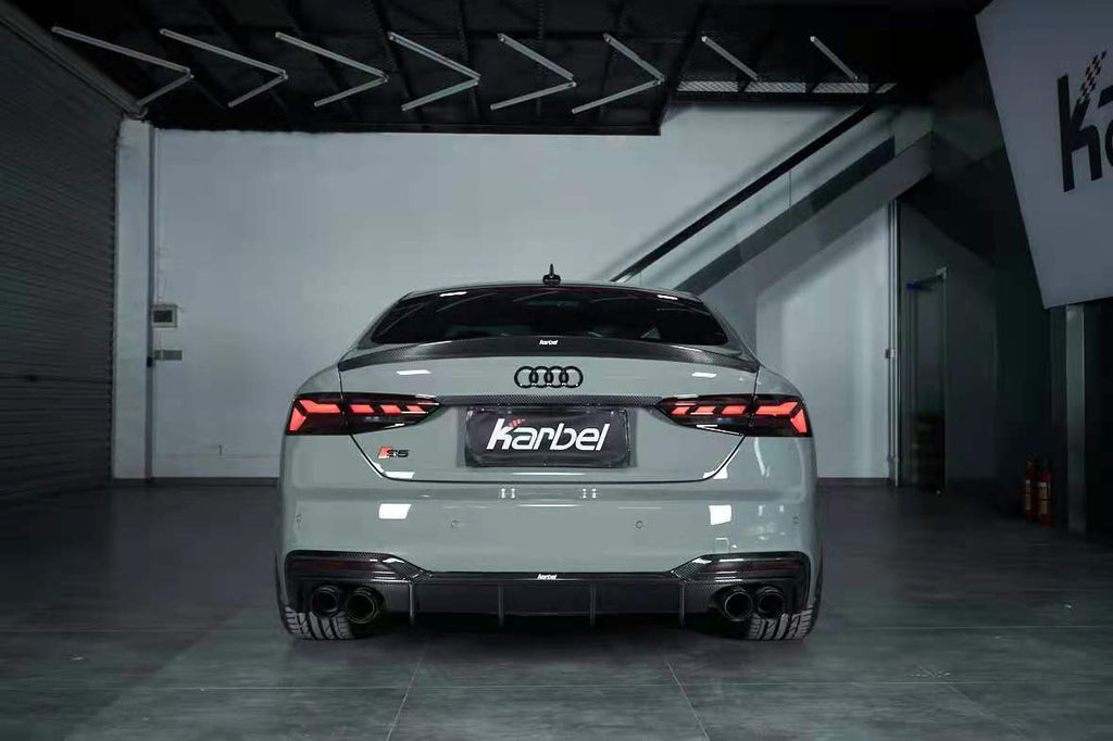 KARBEL - AUDI A5 / S5 B9.5 DRY CARBON FIBRE REAR DIFFUSER V2
