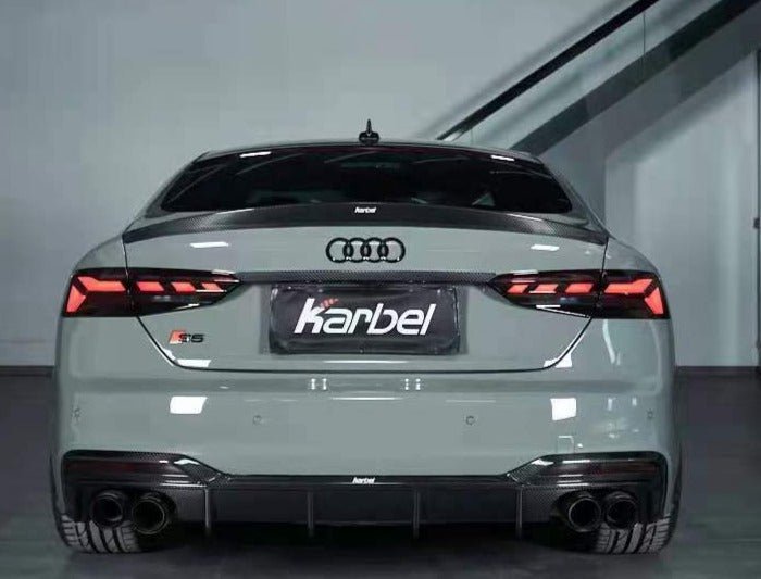 KARBEL - AUDI A5 / S5 B9.5 DRY CARBON FIBRE REAR DIFFUSER V2