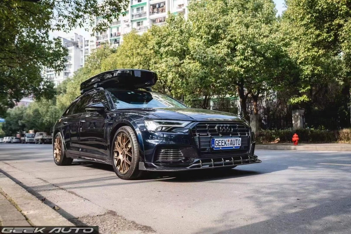 KARBEL - AUDI A6 AVANT C8 2020+ CARBON FIBRE LOWER FRONT LIP