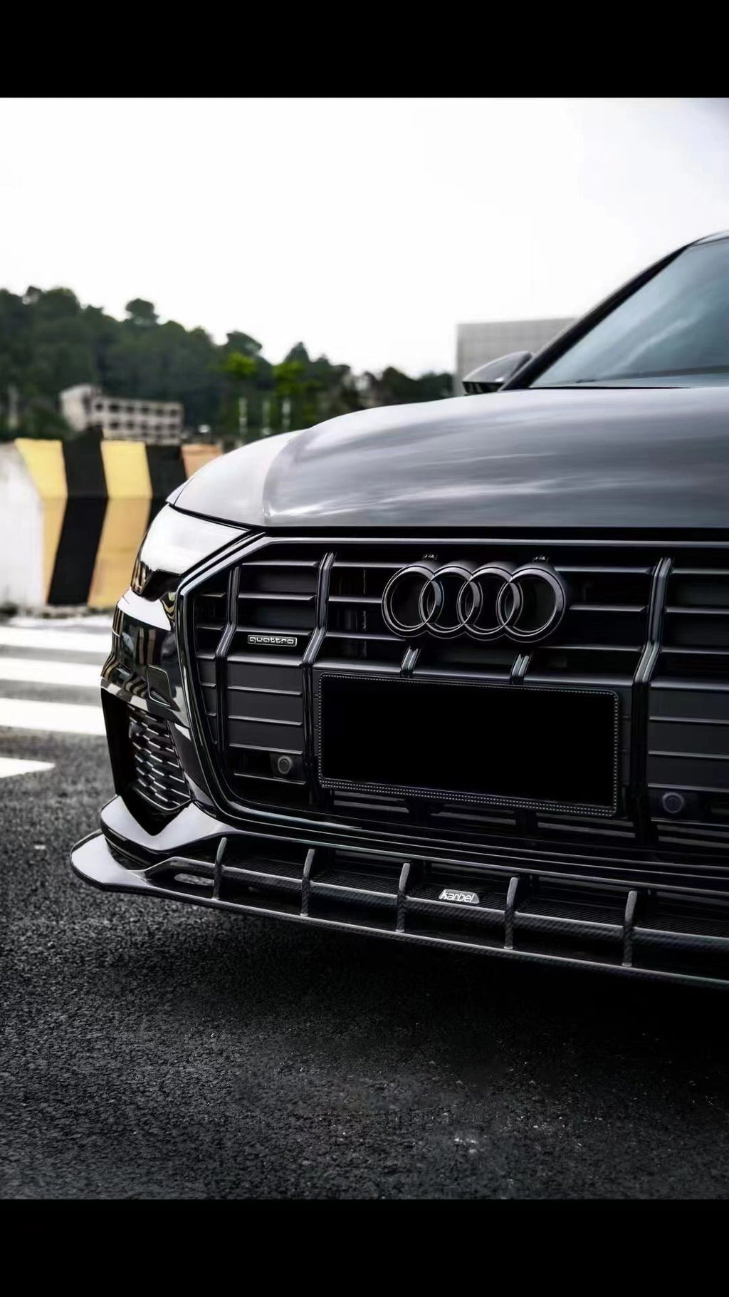 KARBEL - AUDI A6 AVANT C8 2020+ CARBON FIBRE LOWER FRONT LIP