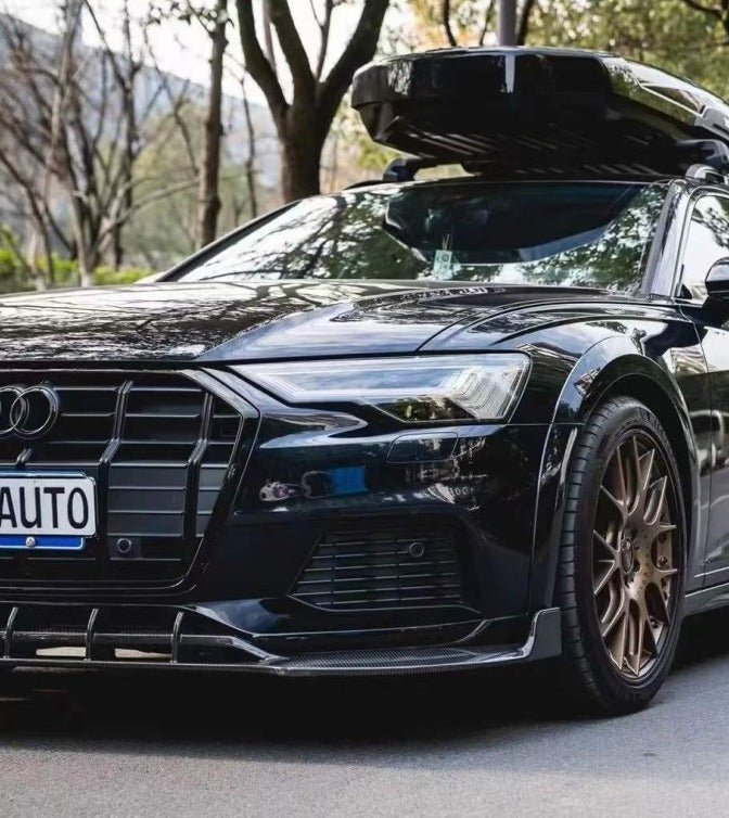 KARBEL - AUDI A6 AVANT C8 2020+ CARBON FIBRE LOWER FRONT LIP