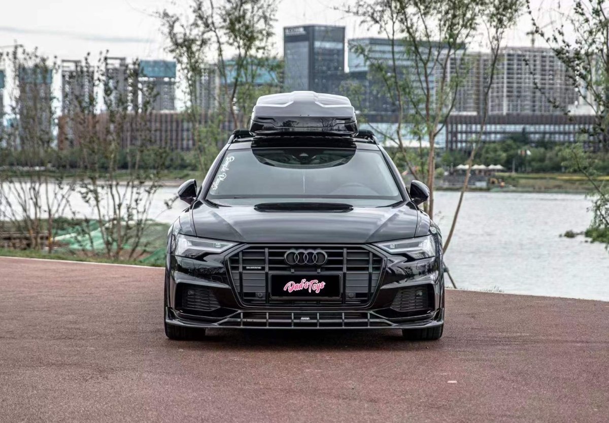 KARBEL - AUDI A6 AVANT C8 2020+ CARBON FIBRE LOWER FRONT LIP