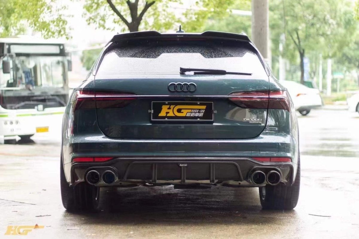 KARBEL - AUDI A6 AVANT C8 2020+ CARBON FIBRE REAR DIFFUSER V1