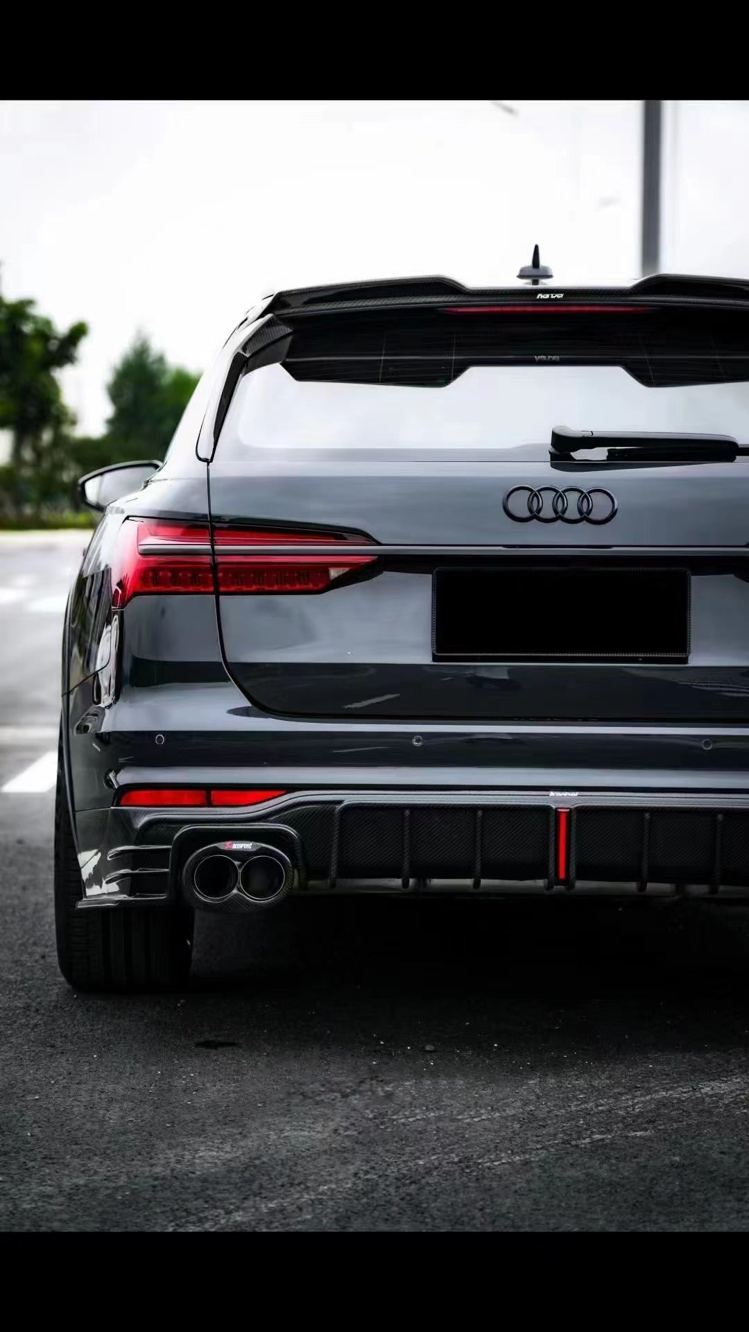 KARBEL - AUDI A6 AVANT C8 2020+ CARBON FIBRE REAR DIFFUSER V2
