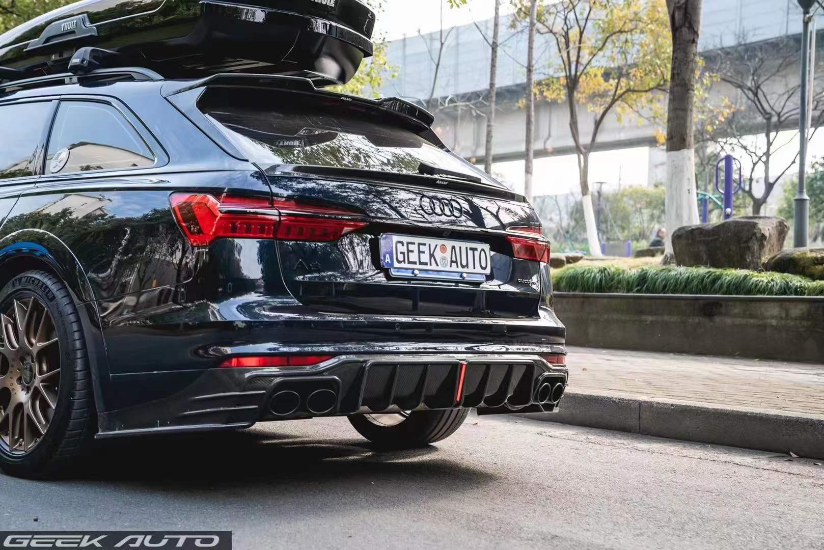 KARBEL - AUDI A6 AVANT C8 2020+ CARBON FIBRE REAR MID SPOILER