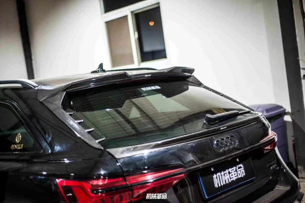 KARBEL - AUDI A6 AVANT C8 2020+ CARBON FIBRE REAR MID SPOILER