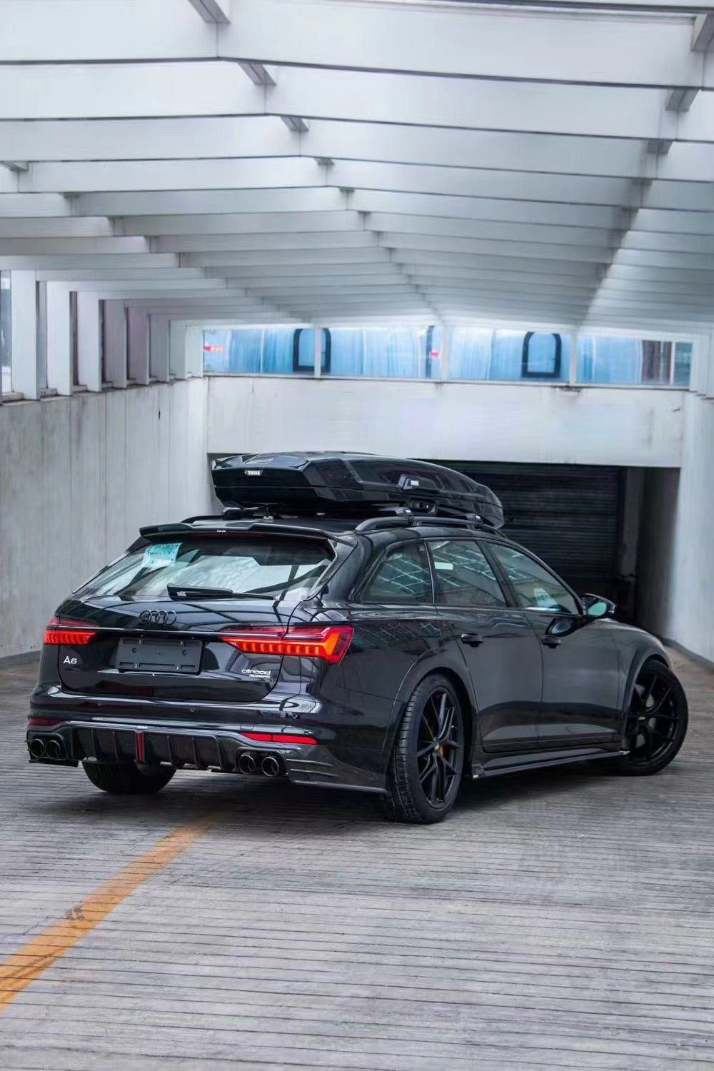 KARBEL - AUDI A6 AVANT C8 2020+ CARBON FIBRE SIDE SKIRTS