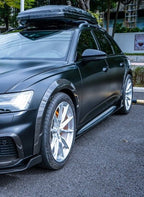 KARBEL - AUDI A6 AVANT C8 2020+ CARBON FIBRE SIDE SKIRTS