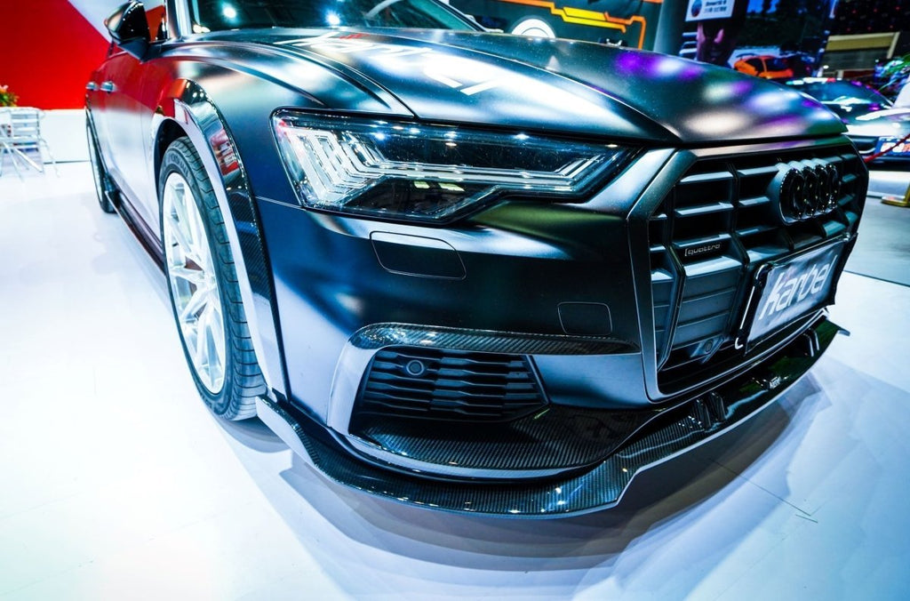 KARBEL - AUDI A6 AVANT C8 2020+ CARBON FIBRE UPPER FRONT LIP