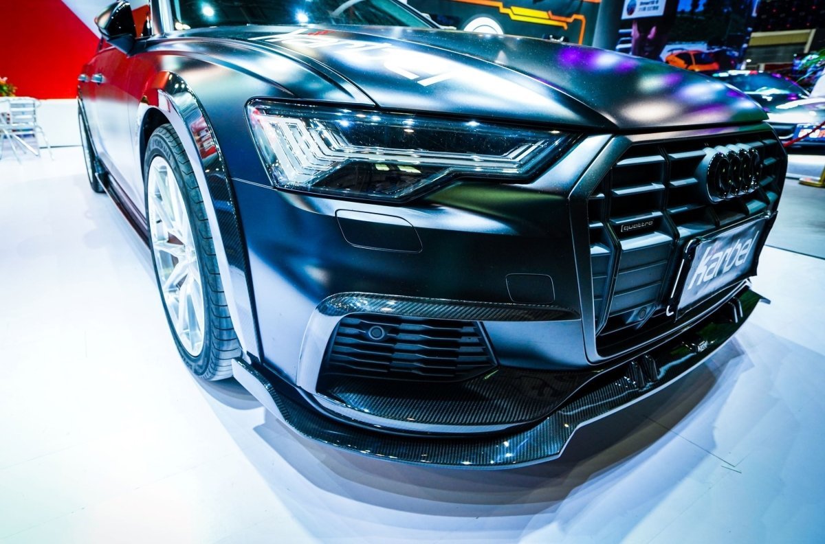 KARBEL - AUDI A6 AVANT C8 2020+ CARBON FIBRE UPPER FRONT LIP