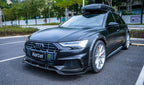 KARBEL - AUDI A6 AVANT C8 2020+ CARBON FIBRE UPPER FRONT LIP