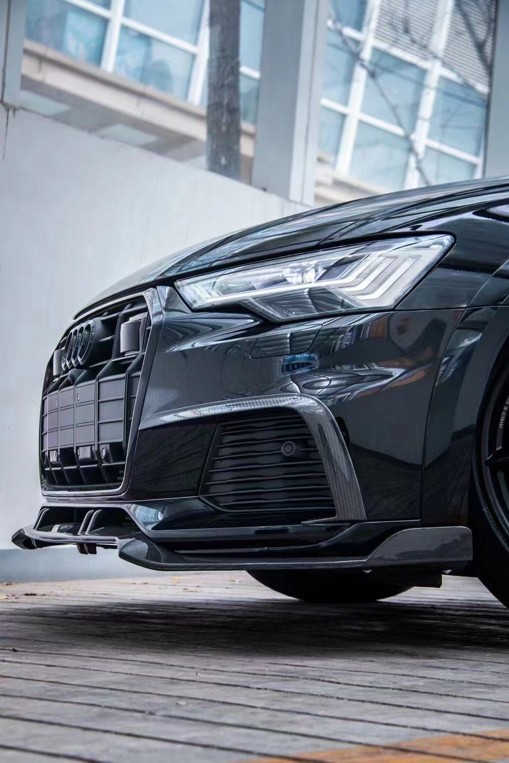 KARBEL - AUDI A6 AVANT C8 2020+ CARBON FIBRE UPPER VALANCES