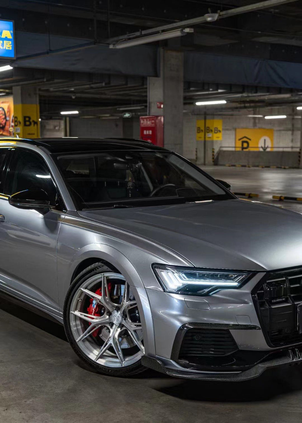 KARBEL - AUDI A6 AVANT C8 2020+ CARBON FIBRE UPPER VALANCES