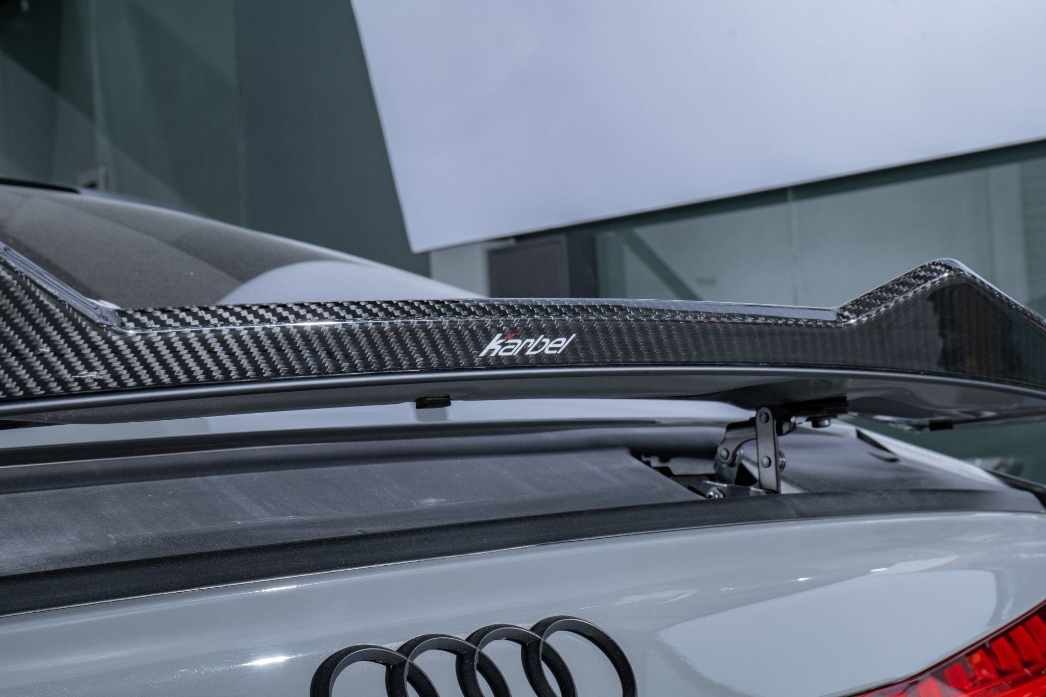 KARBEL - AUDI A7 S7 RS7 C8 DRY CARBON FIBRE REAR SPOILER V2