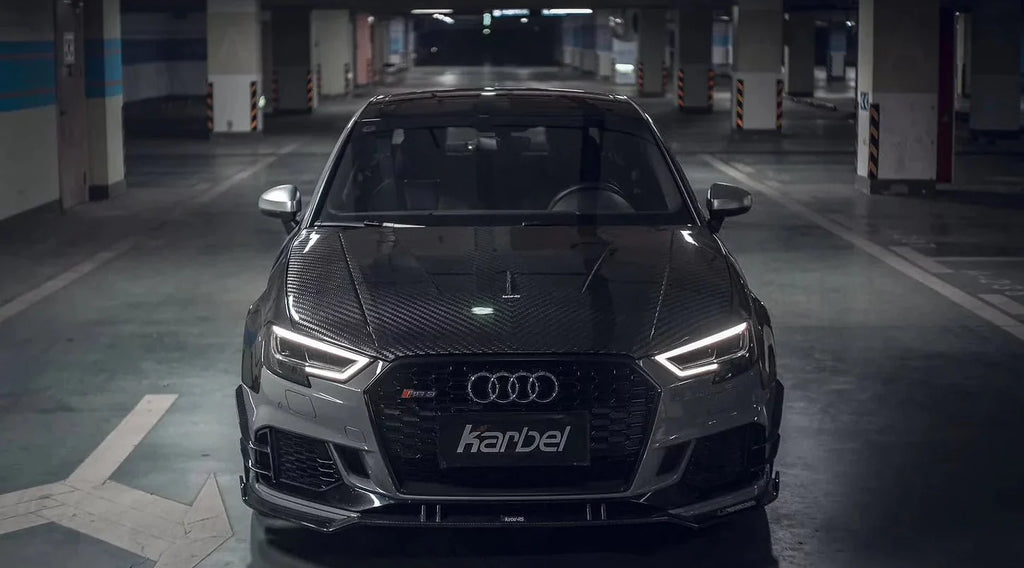 KARBEL - AUDI RS3 8V (2018-2020) CARBON FIBRE FRONT LIP