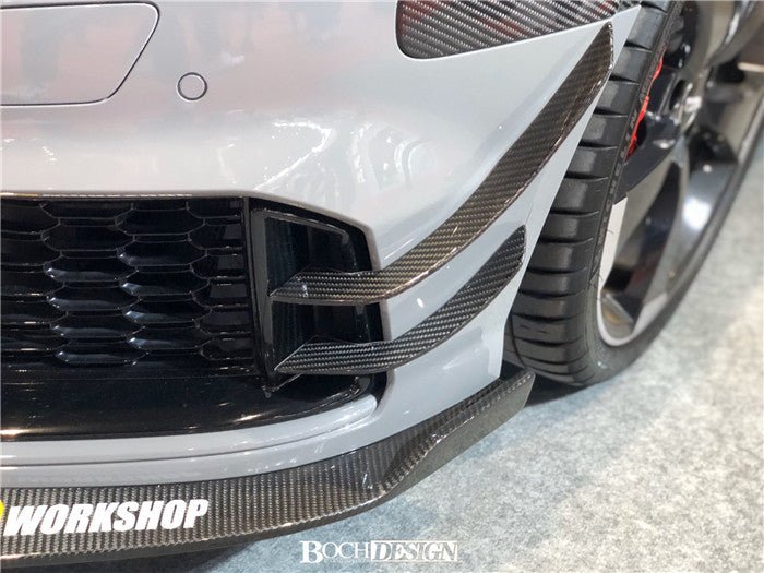 KARBEL - AUDI RS3 8V CARBON FIBRE FRONT CANARDS