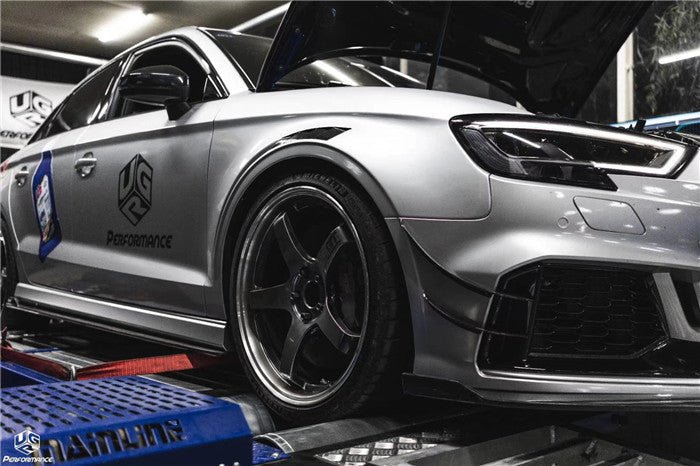 KARBEL - AUDI RS3 8V CARBON FIBRE FRONT CANARDS