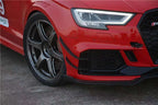 KARBEL - AUDI RS3 8V CARBON FIBRE FRONT CANARDS