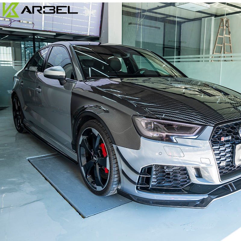 KARBEL - AUDI RS3 8V CARBON FIBRE SIDE SKIRTS