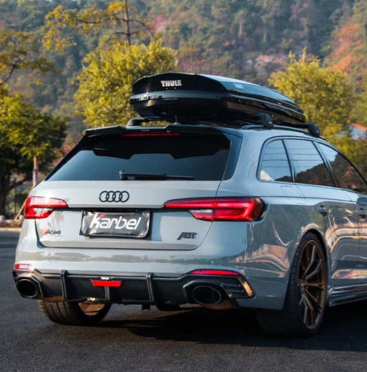 KARBEL - AUDI RS4 B9 B9.5 DRY CARBON FIBRE ROOF TOP SPOILER V1