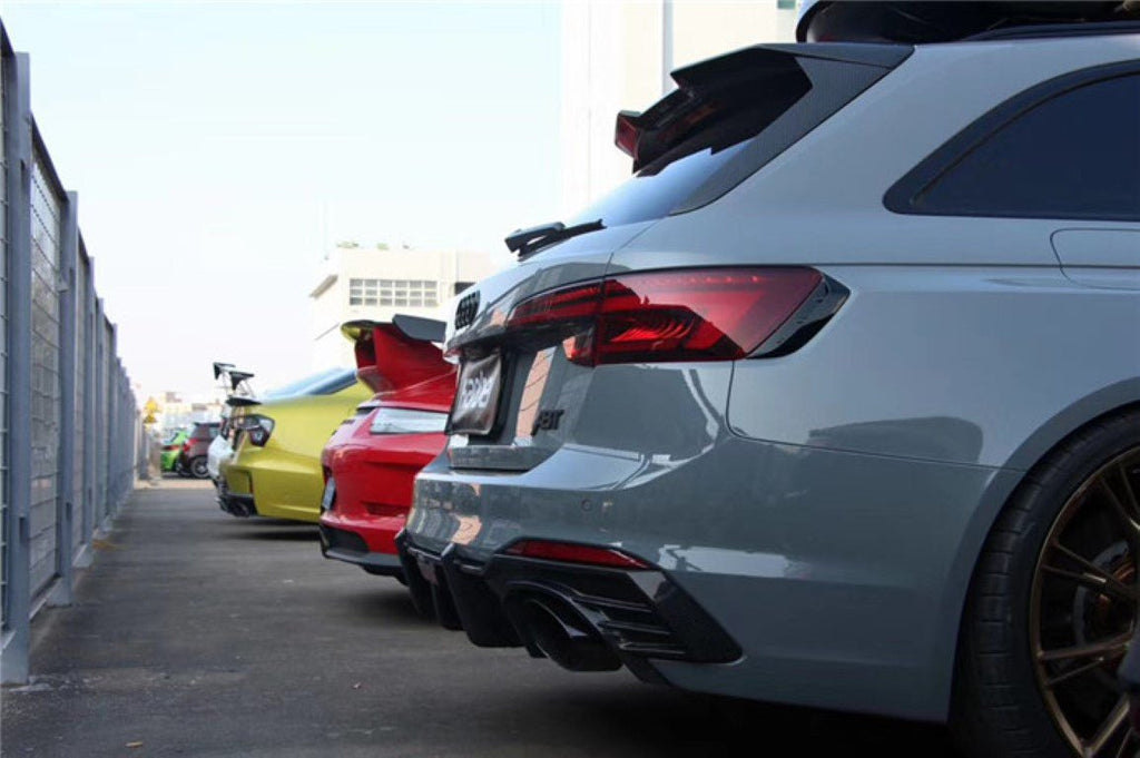 KARBEL - AUDI RS4 B9 B9.5 DRY CARBON FIBRE ROOF TOP SPOILER V1