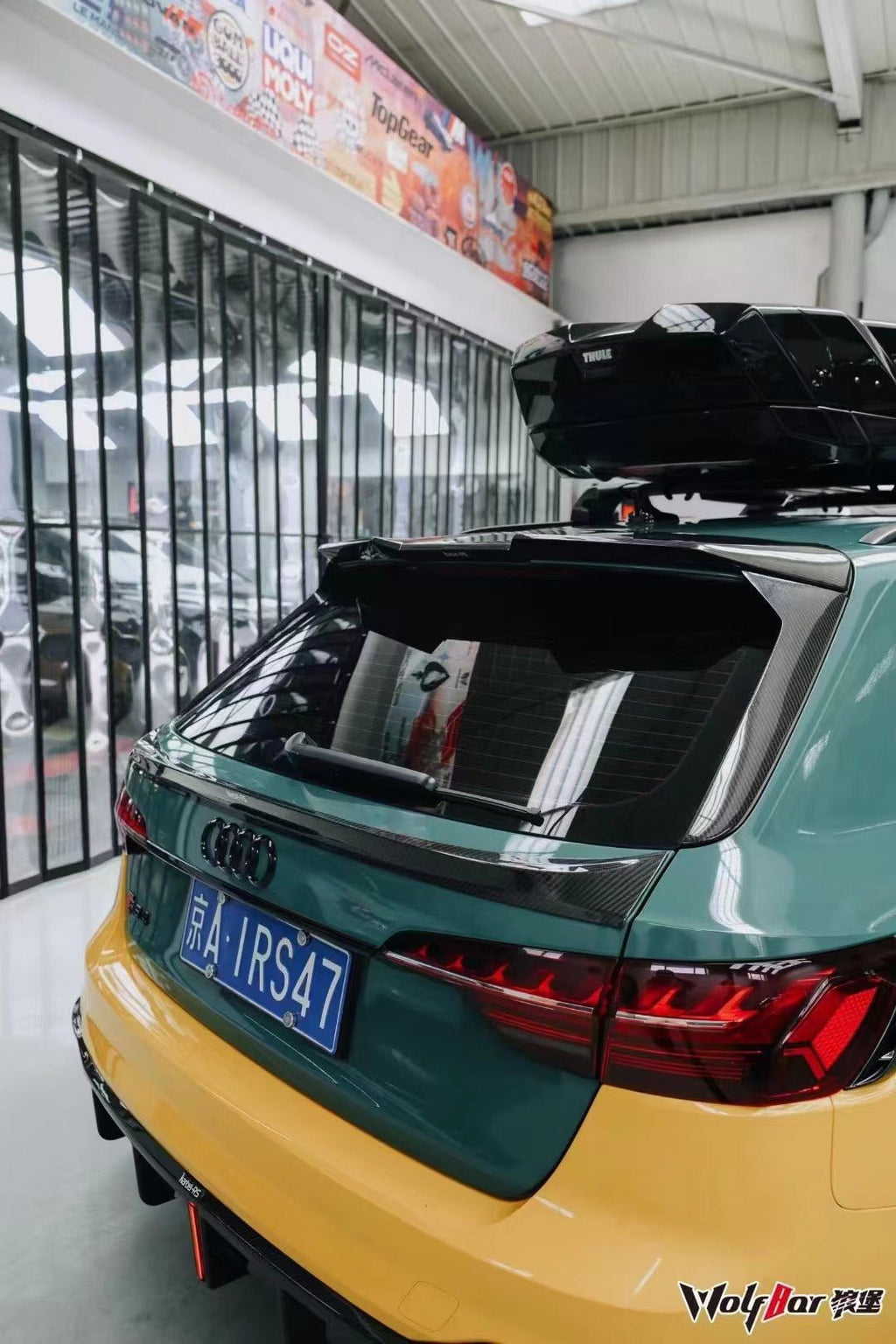 KARBEL - AUDI RS4 B9 B9.5 DRY CARBON FIBRE ROOF TOP SPOILER V2