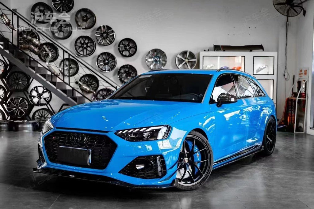KARBEL -AUDI RS4 B9.5 DRY CARBON FIBRE FOG LIGHT TRIM OVERLAY
