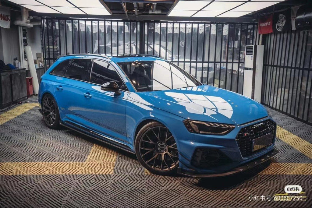 KARBEL -AUDI RS4 B9.5 DRY CARBON FIBRE FOG LIGHT TRIM OVERLAY